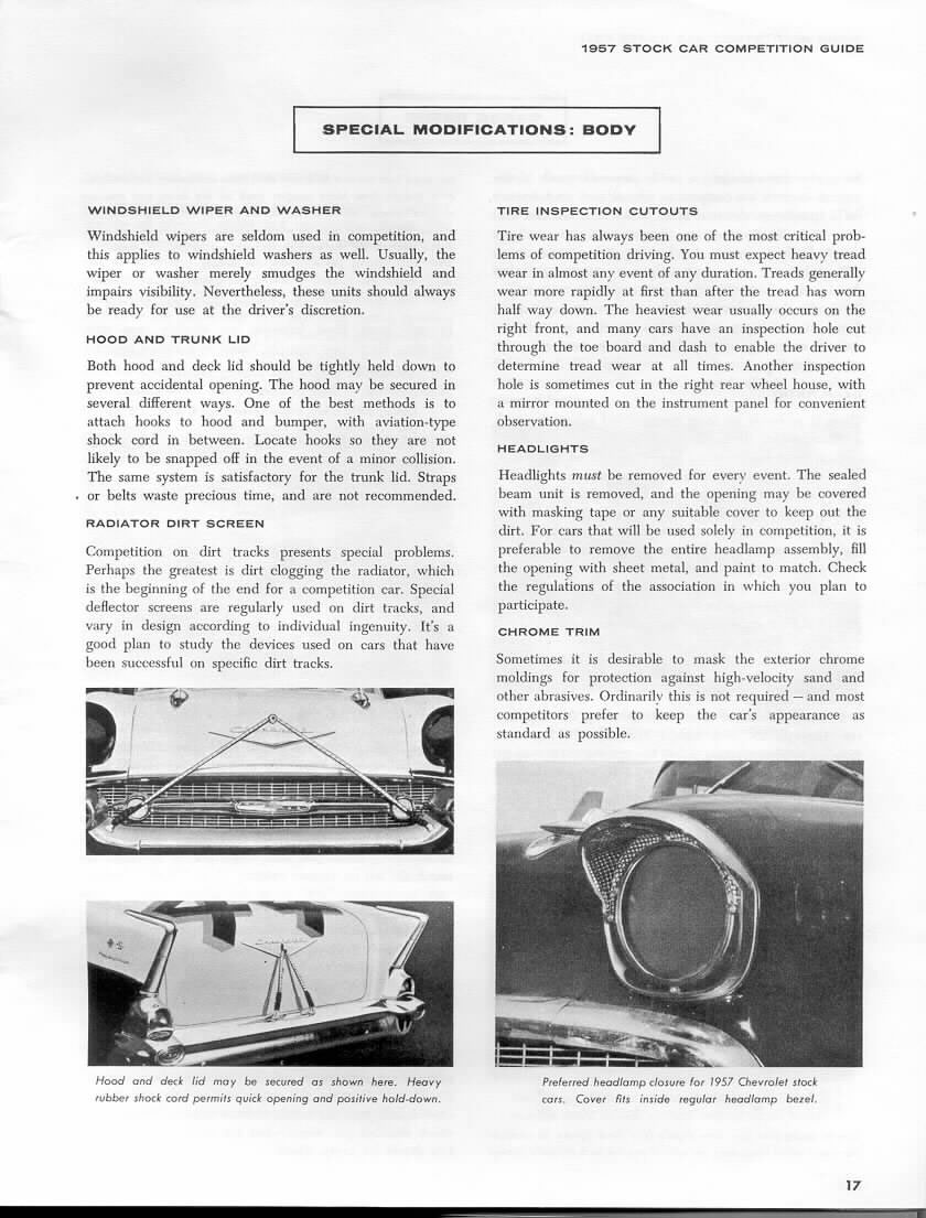 1957 Chevrolet Stock Car Guide Page 23
